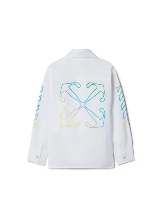 Arrow Rainbow L S Shirt in white Off White Official US