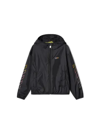 Yellow black and white on sale windbreaker