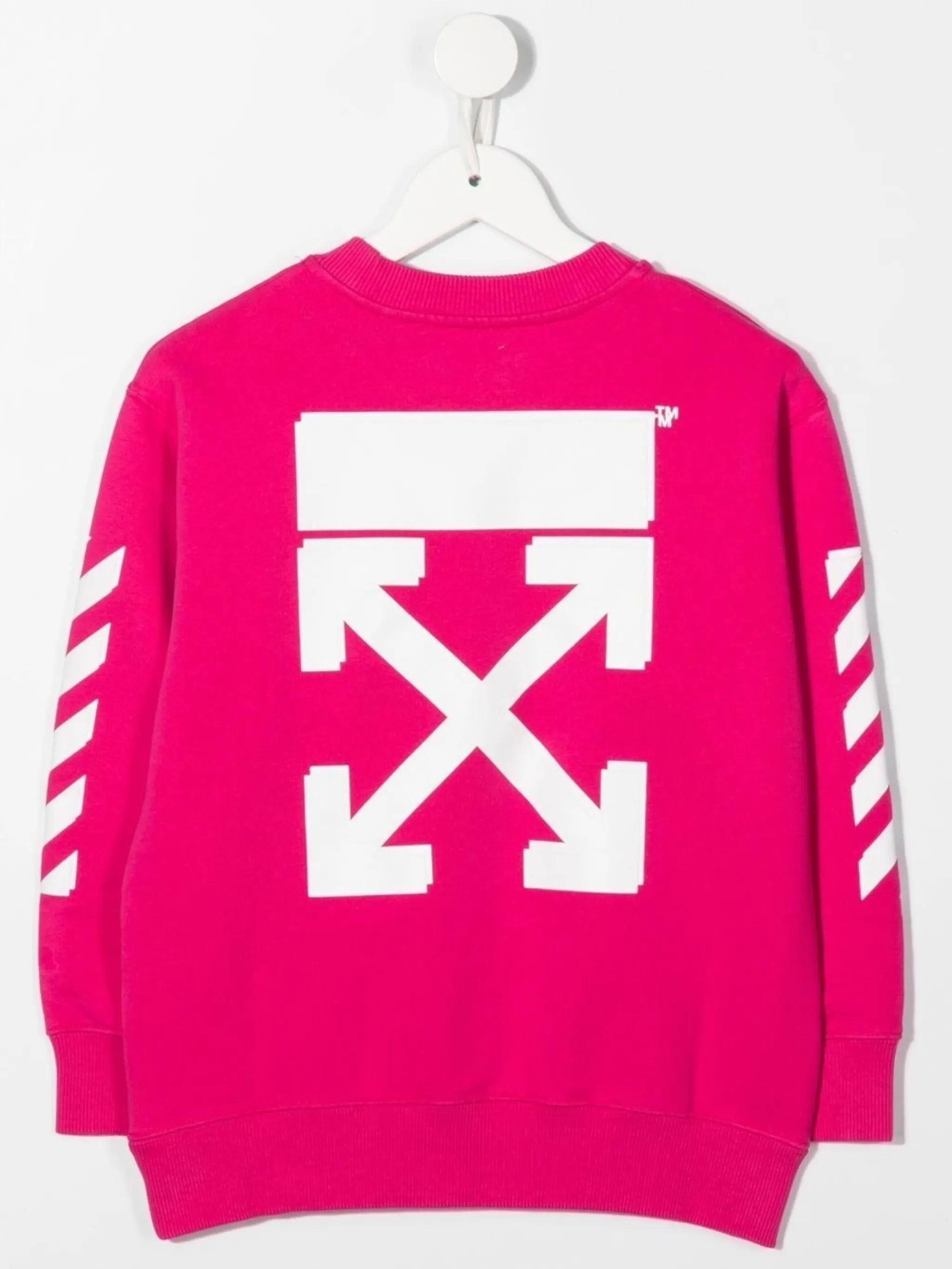 Off White Kids Arrows motif long sleeved jumper Eraldo DE