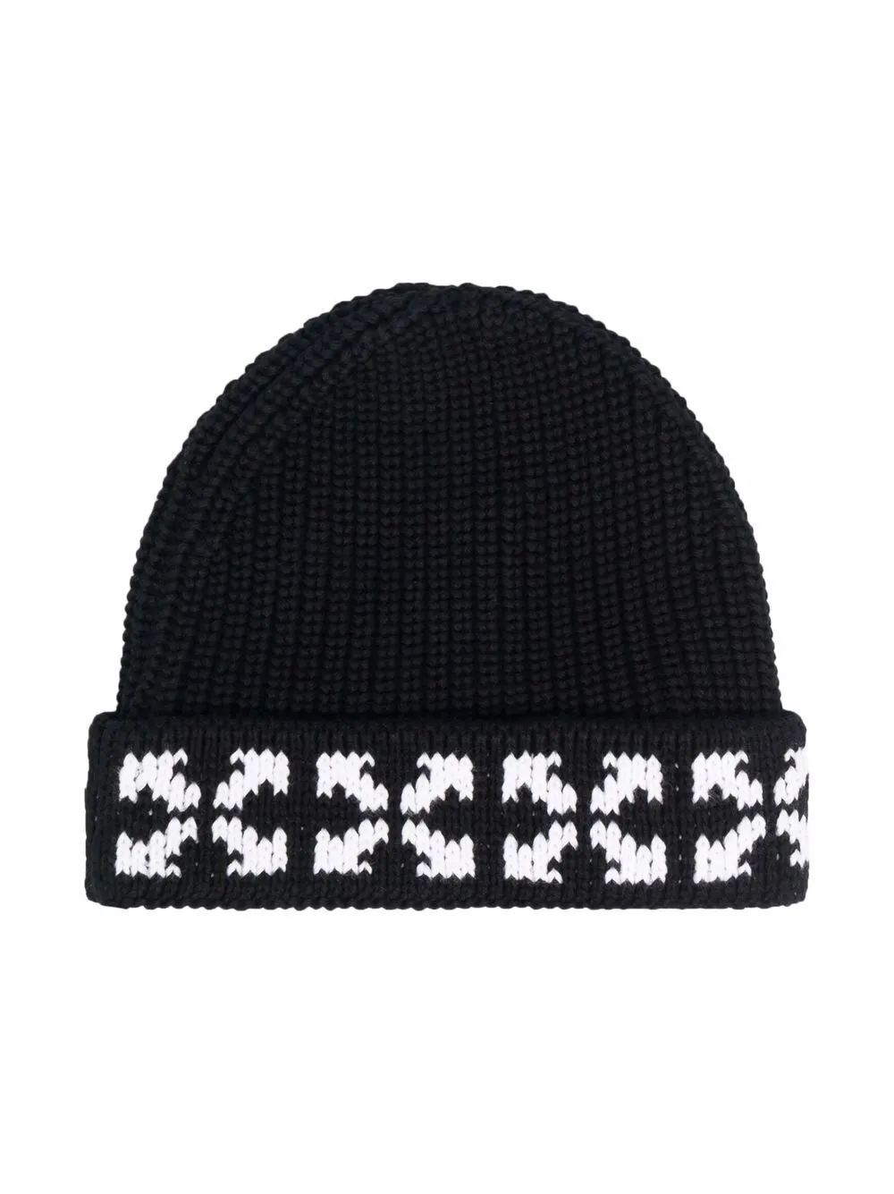 off white beanie