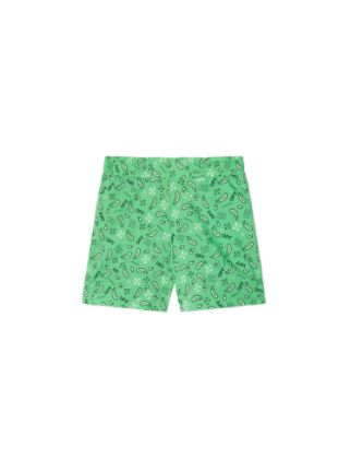 Bandana Shorts in green | Off-White™ Official MC