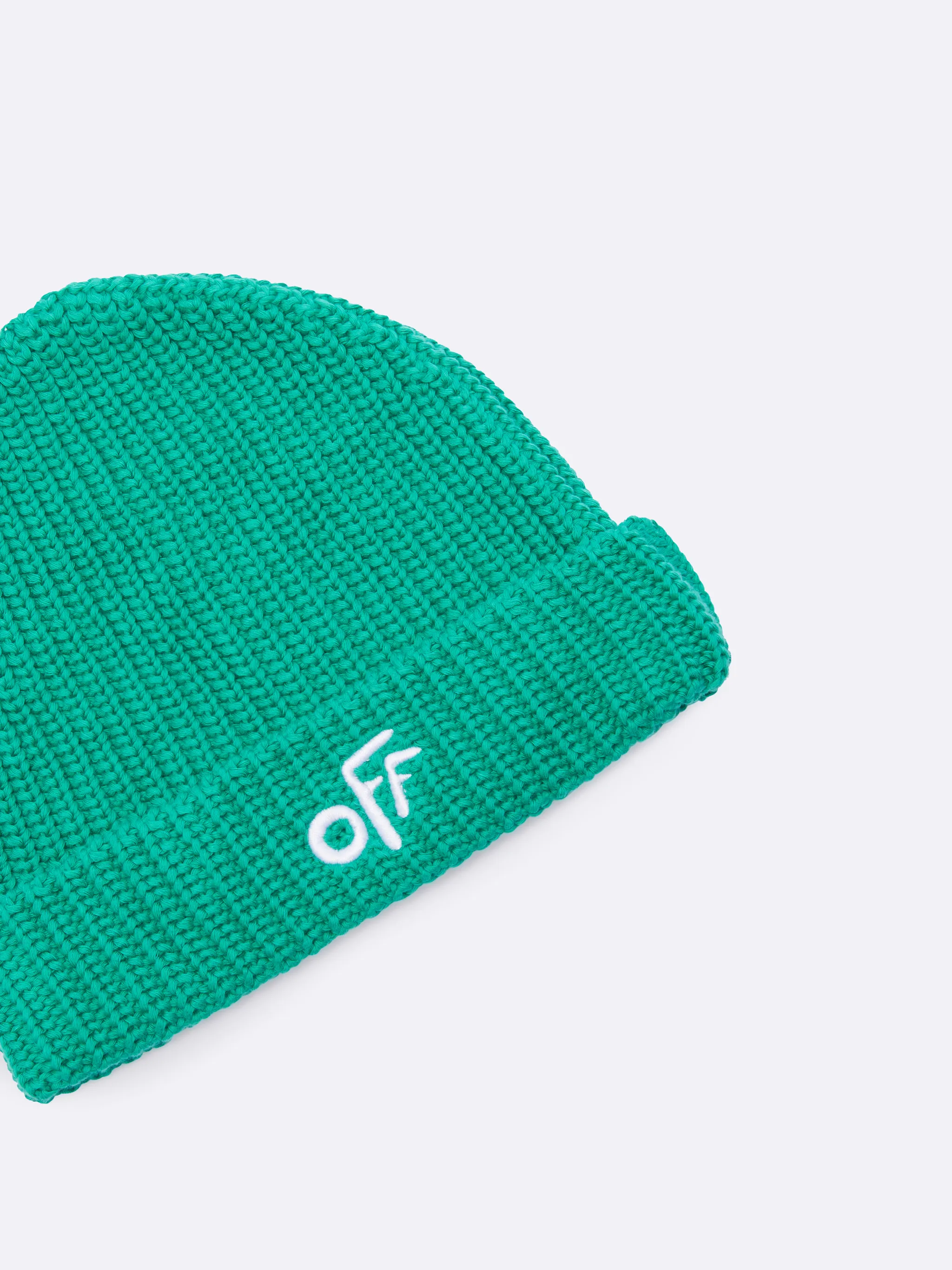 off white beanie blue