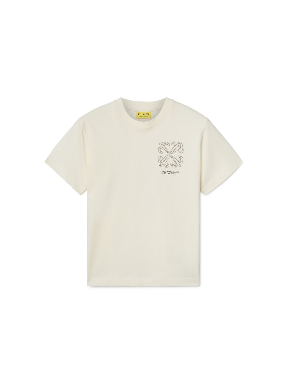 BEIGE 3D ARROW S S T SHIRT in white Off White Official GB