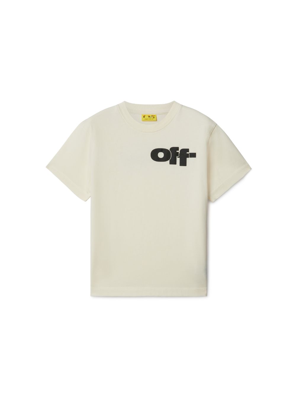 Off White White T Shirt with Logo Print