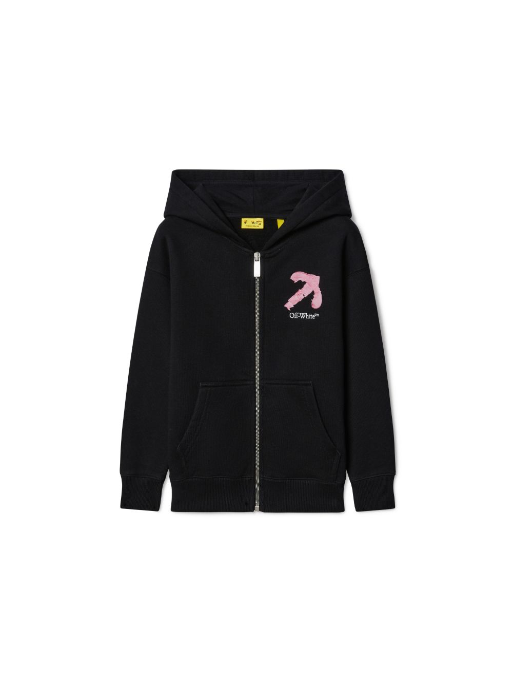 BLACK ARROW ZIPPED HOODIE on Sale Off White Official GB