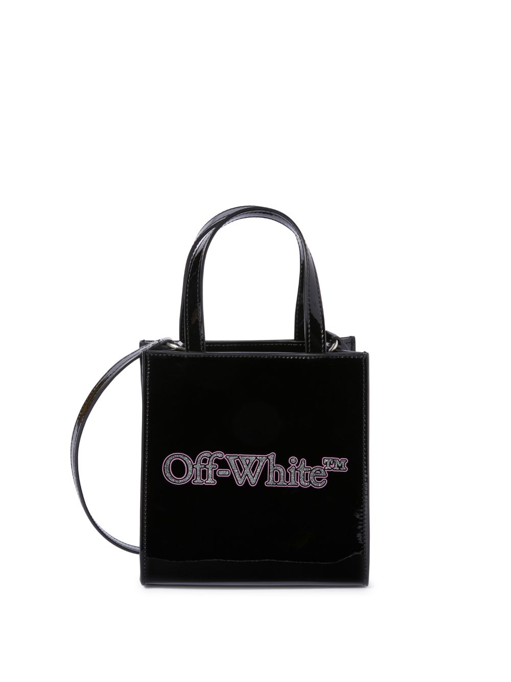 Off white black mini box bag sale