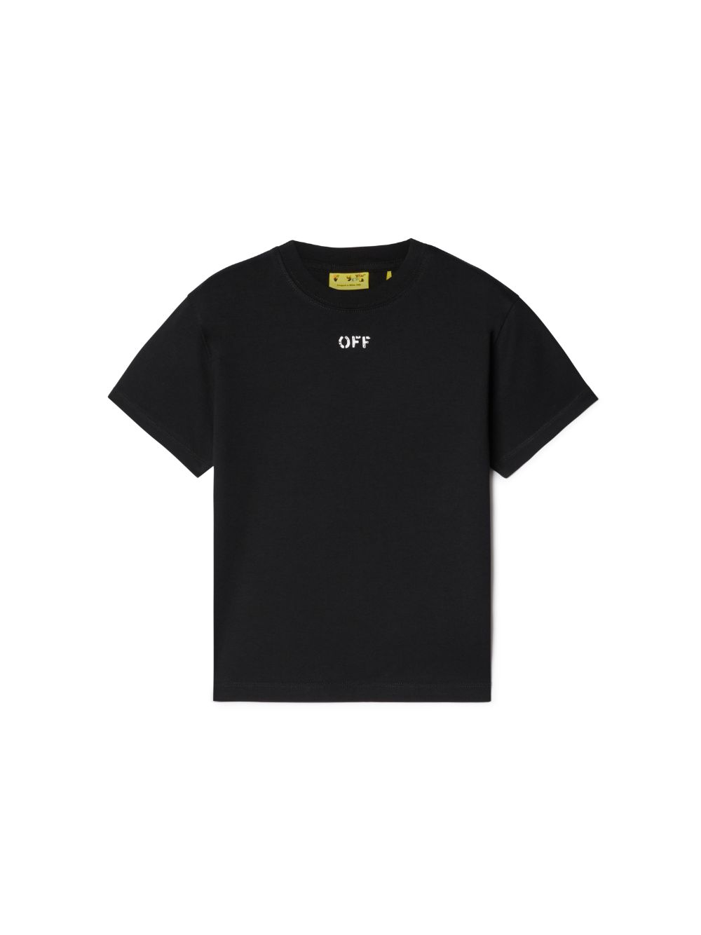 Black Off Stamp S S T-shirt In Black 