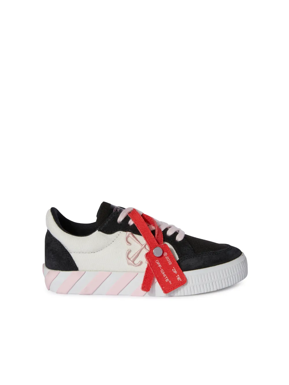 Off White Kids Low Vulcanized Panelled Sneakers