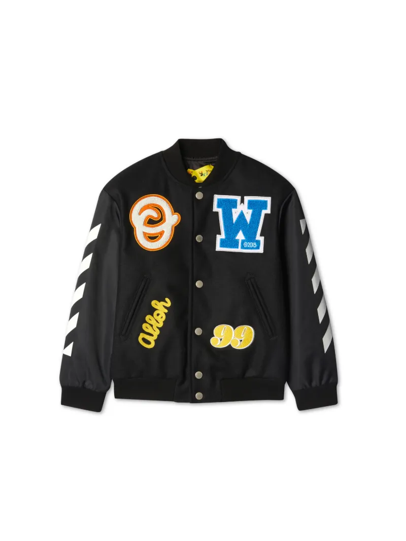 Bomberjacke mit Patch-Detail