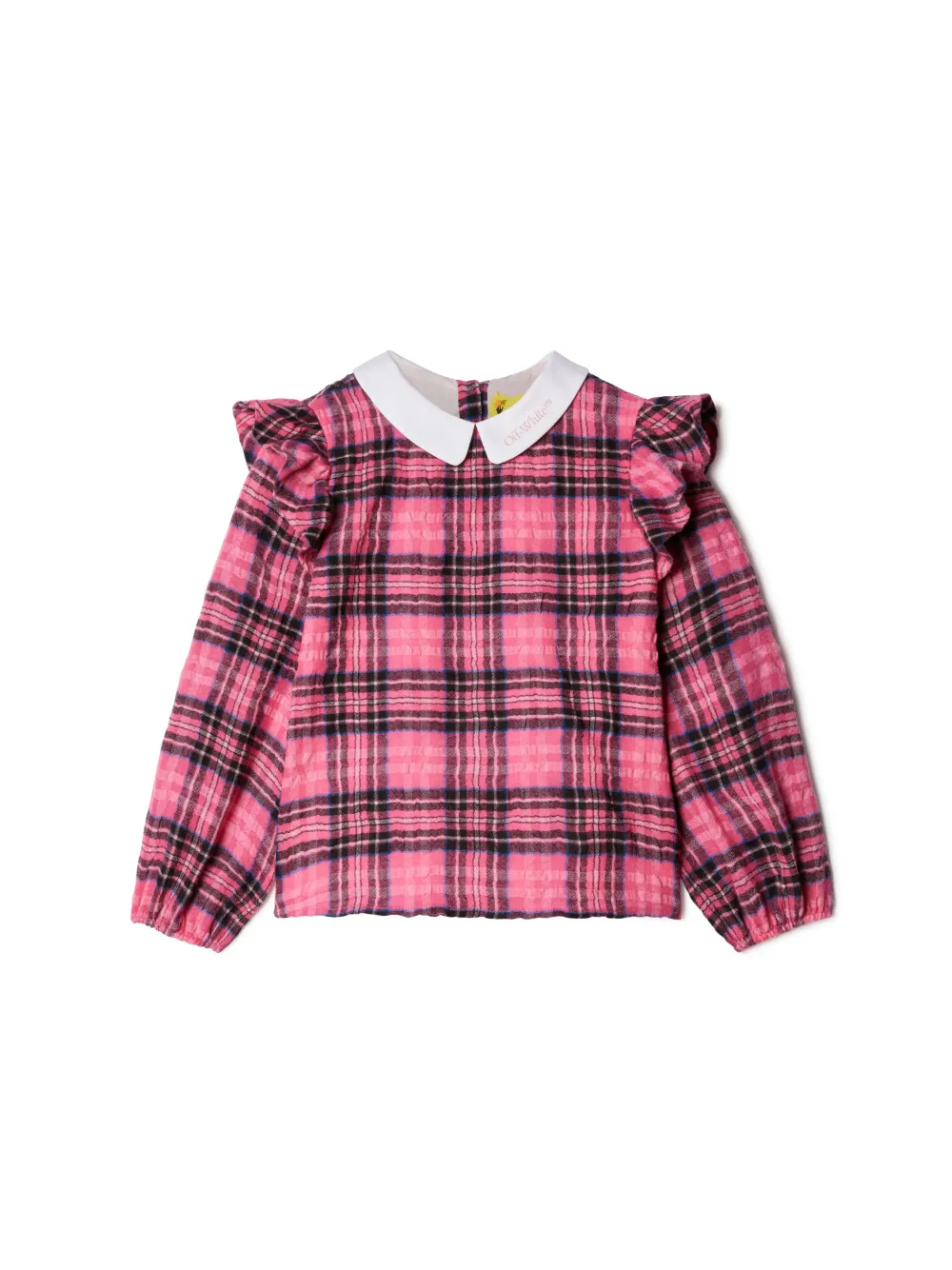 BOOKISH CHECK BLOUSE L/S in pink OffWhite™ Official US