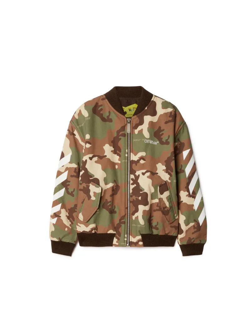 Camouflage Bomberjacke