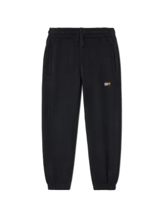 Diag Rainbow Sweatpants in black Off White Official GR