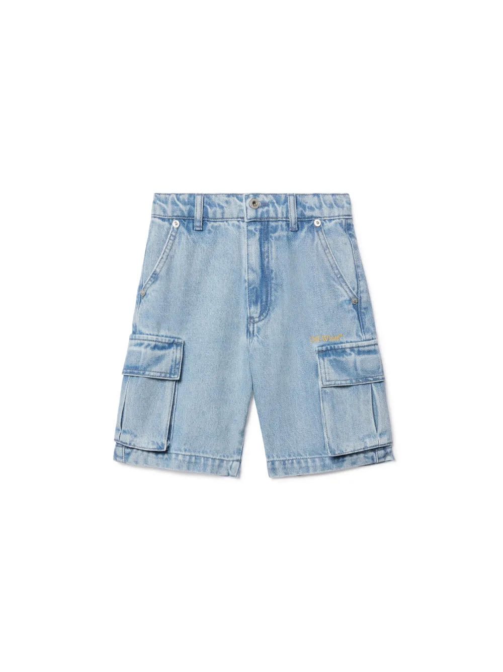 DIAGONAL BOOKISH CARGO SHORTS