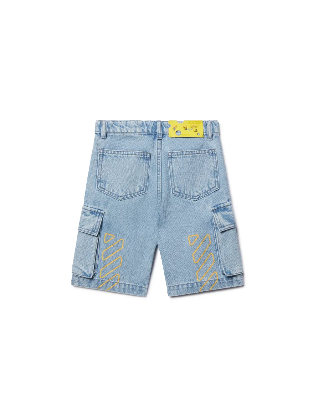 DIAGONAL BOOKISH CARGO SHORTS