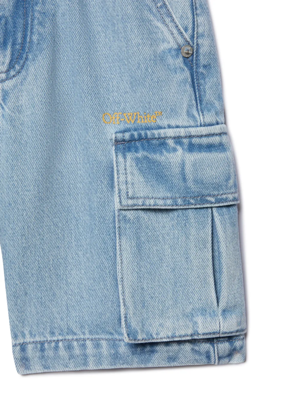 DIAGONAL BOOKISH CARGO SHORTS