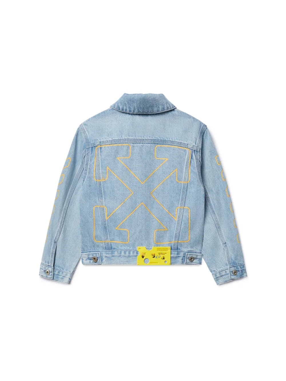 DIAGONAL BOOKISH DENIM JACKET