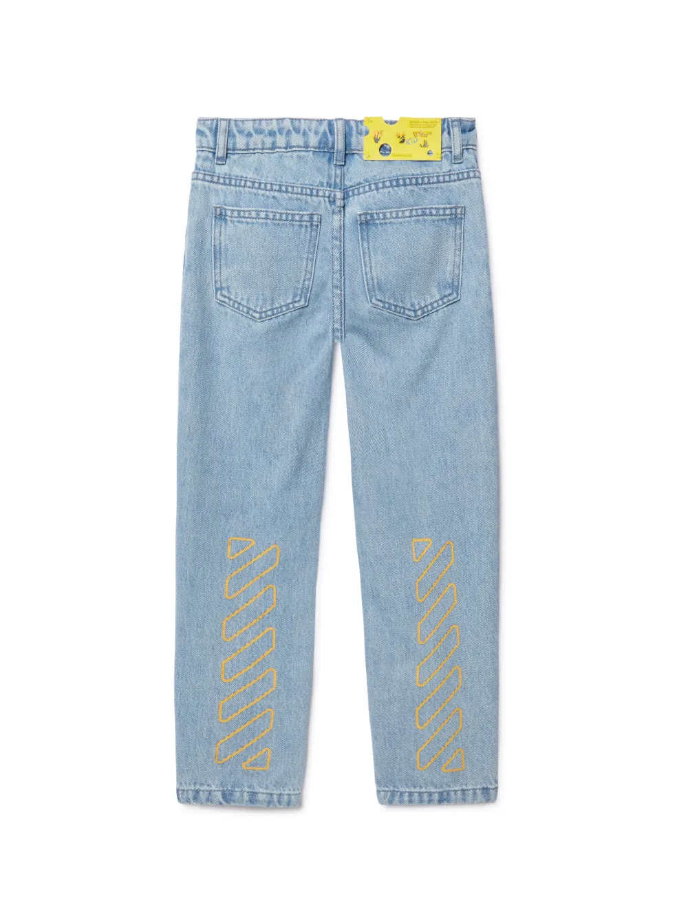 DIAGONAL BOOKISH JEANS