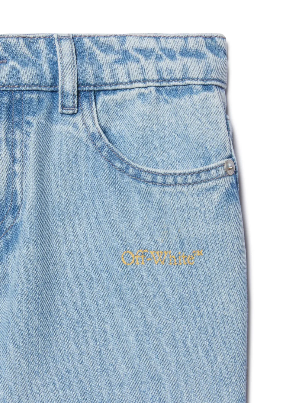 DIAGONAL BOOKISH JEANS