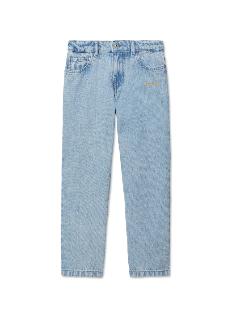DIAGONAL BOOKISH JEANS
