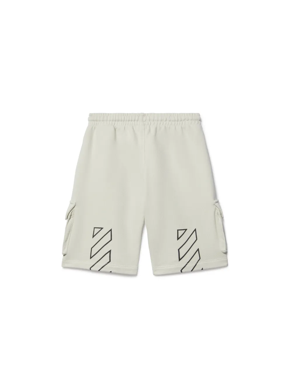 DIAGONAL BOOKISH SWEAT SHORTS