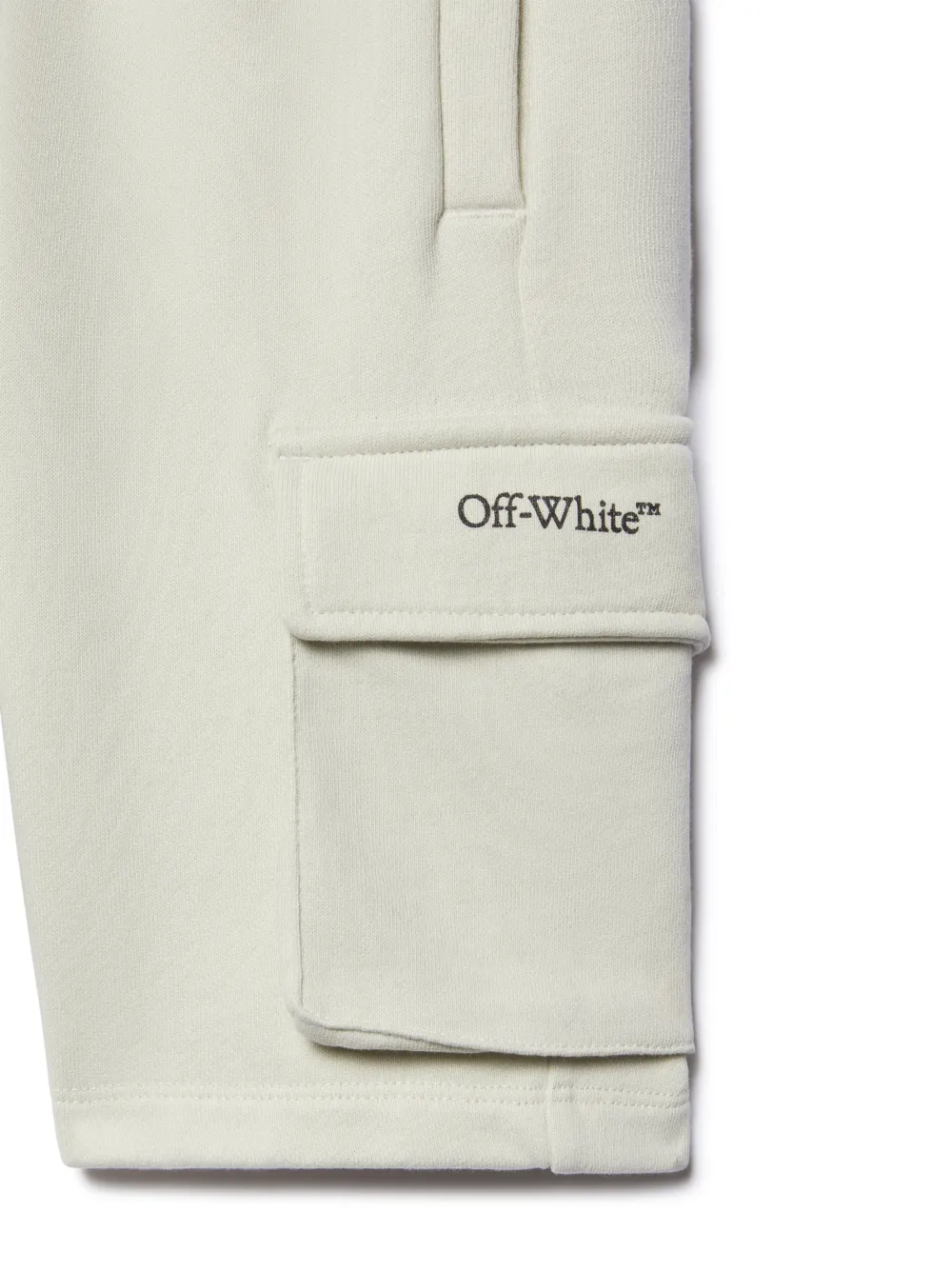 DIAGONAL BOOKISH SWEAT SHORTS