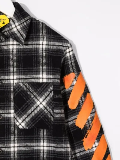 off white yellow flannel