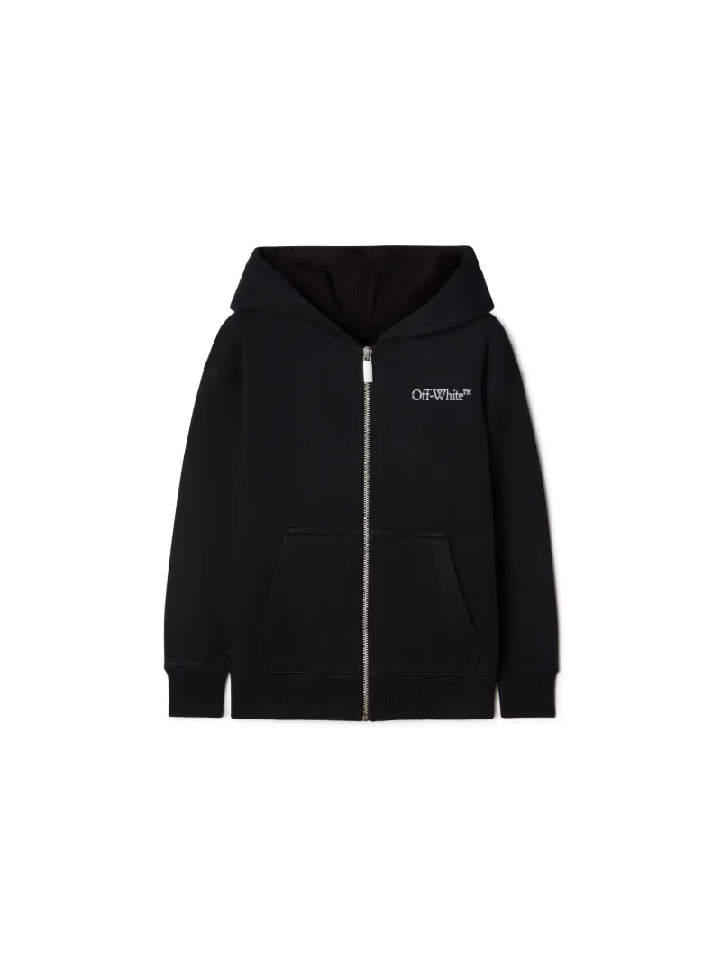 Hoodie mit Reißverschluss und Logo