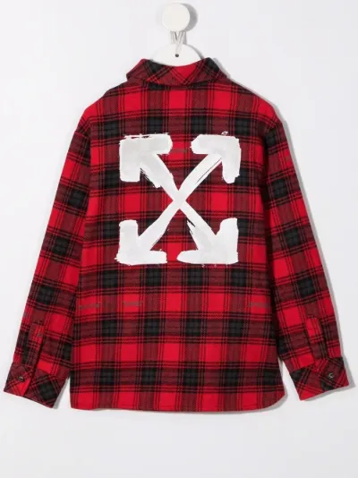 flannel off white real