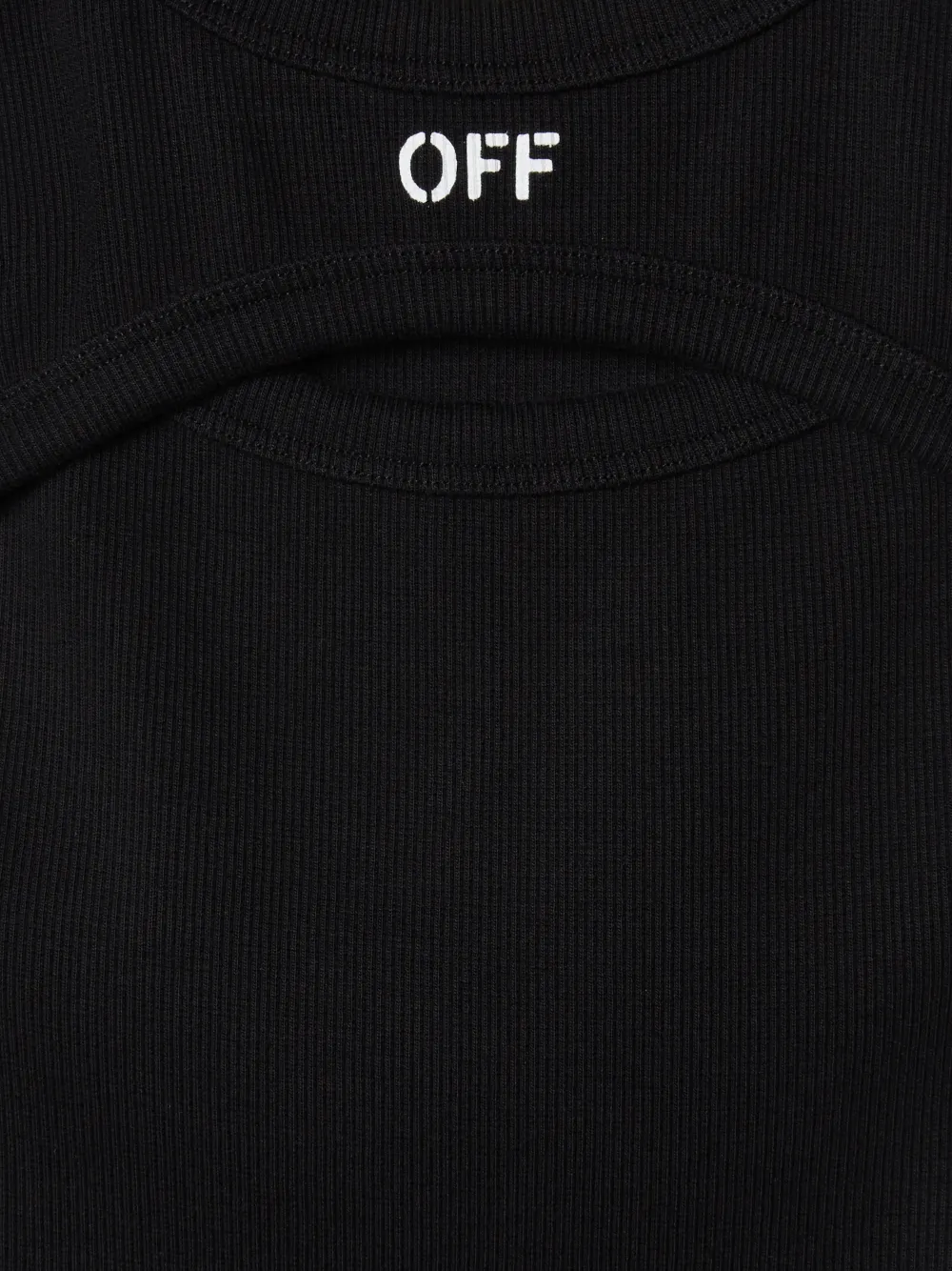 LOGO GERIPPTES KLEID