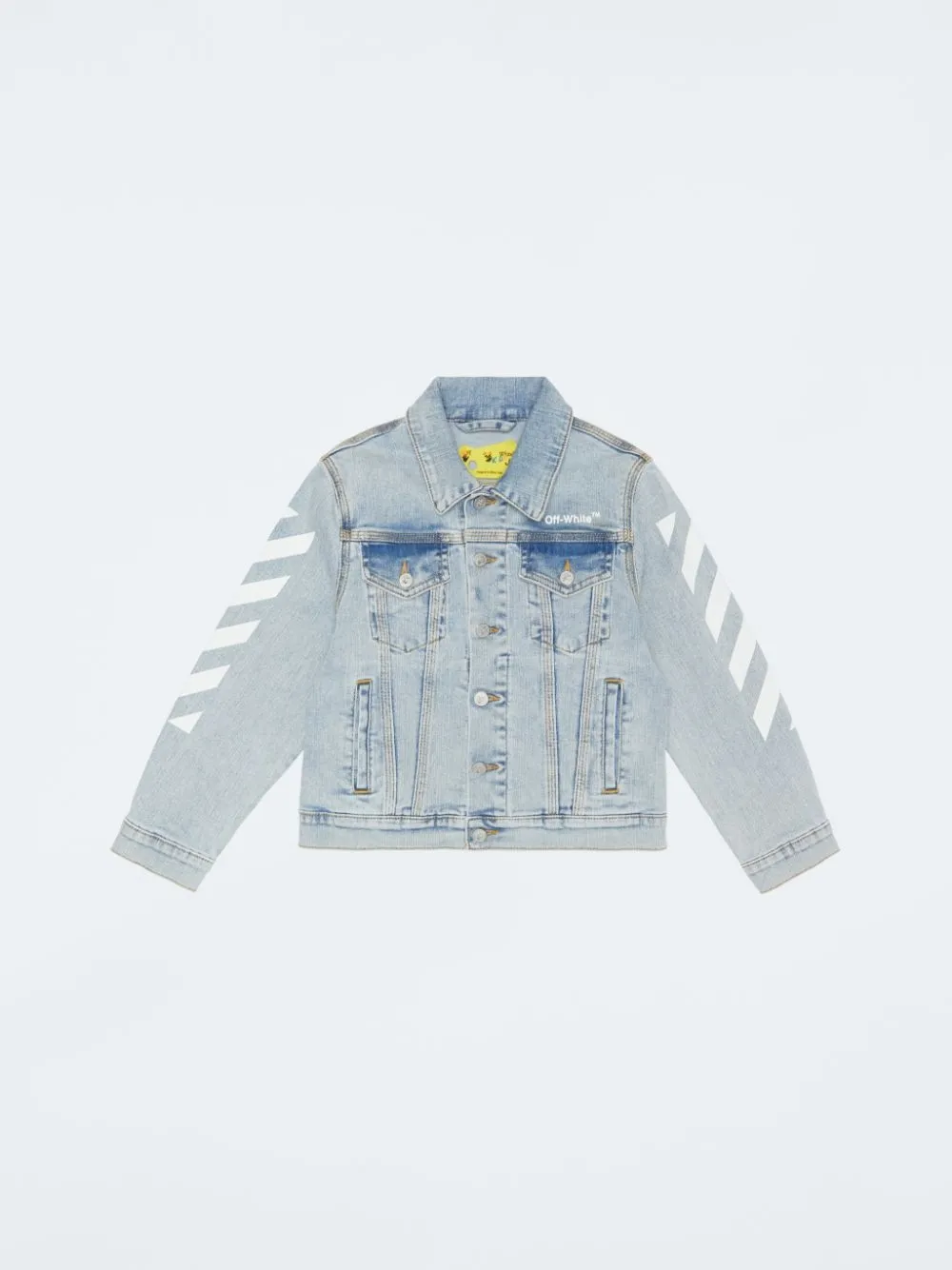 Off white blue jean on sale jacket