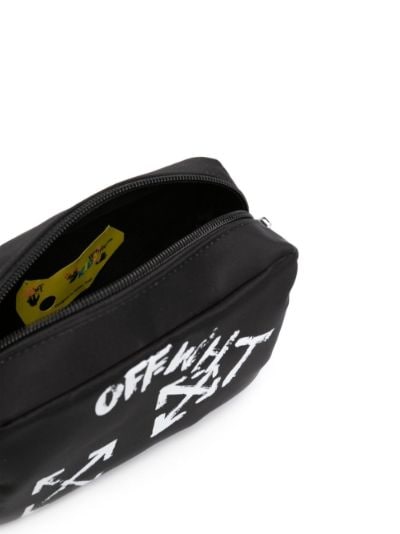 Off-White Logo-Print Shoulder Bag - Black for Men