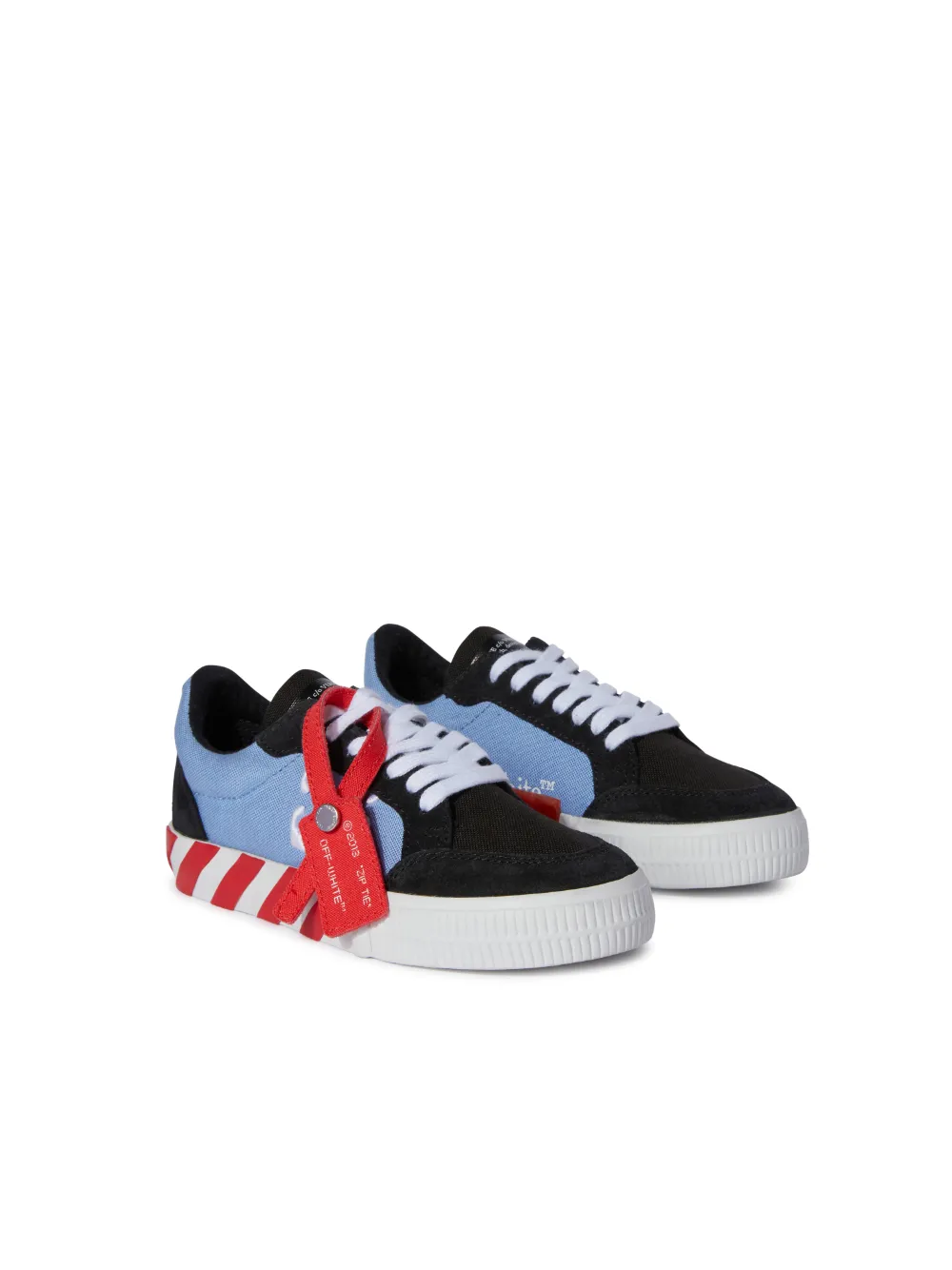 Off White Kids Low Vulcanized Canvas Sneakers