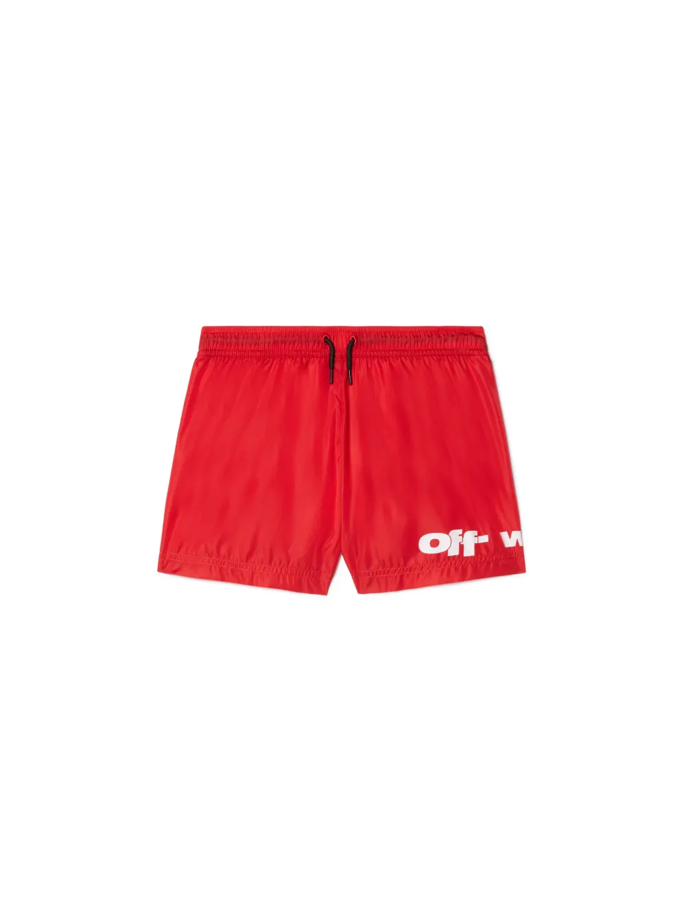 OFF SPLIT SWIM SHORTS