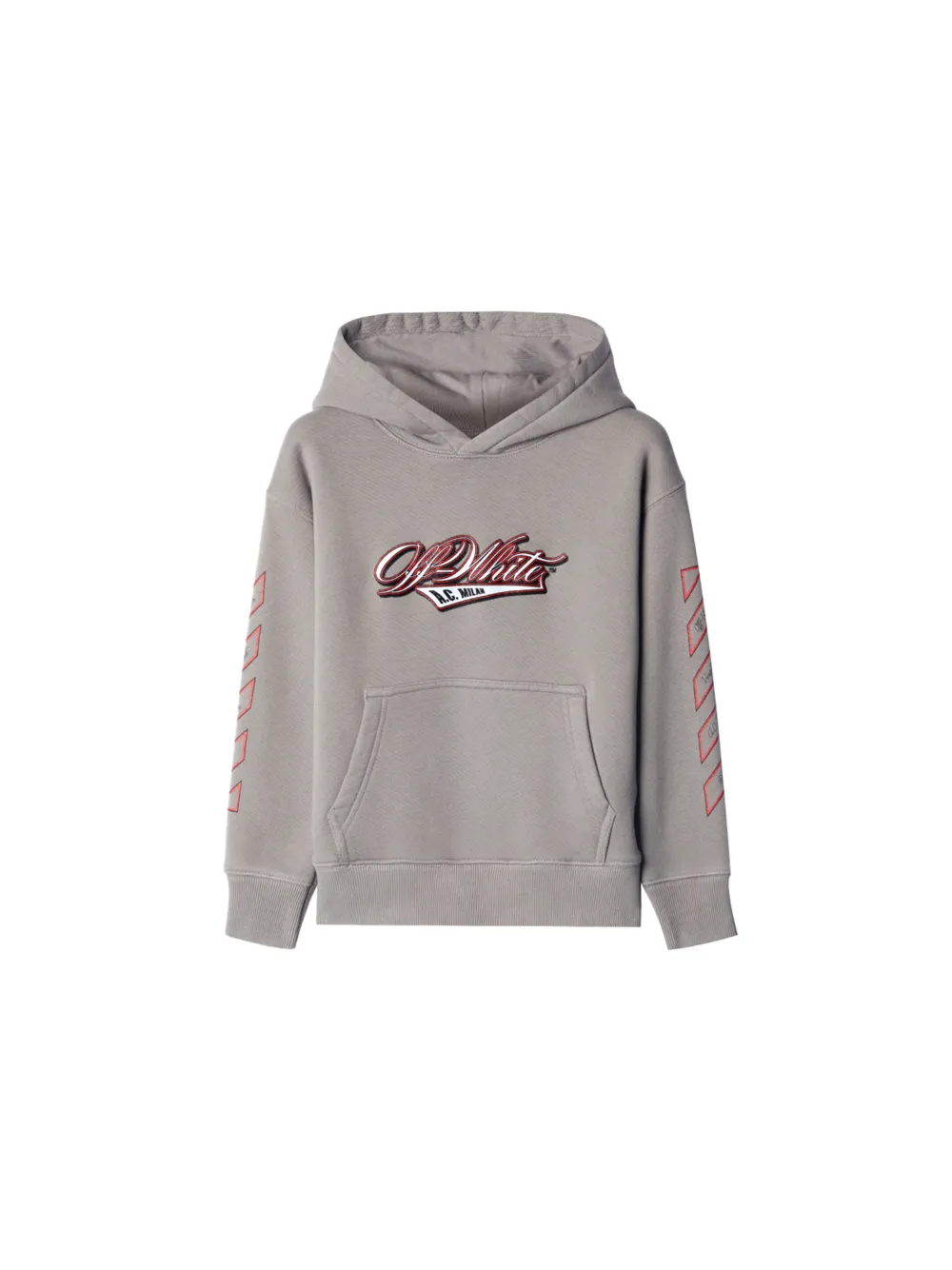 Off-White c/o AC Milan Kid's Logo Hoodie in grey | Off-White™ Official IL