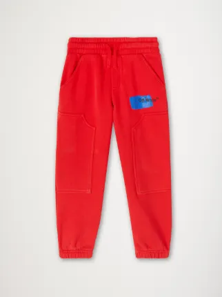 Off white red clearance sweatpants