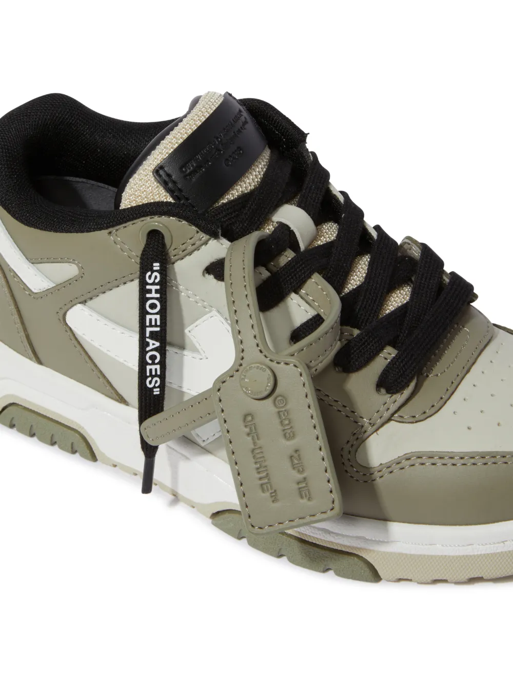 OUT OF OFFICE OLIVGRÜN/HELLBRAUNE SNEAKER