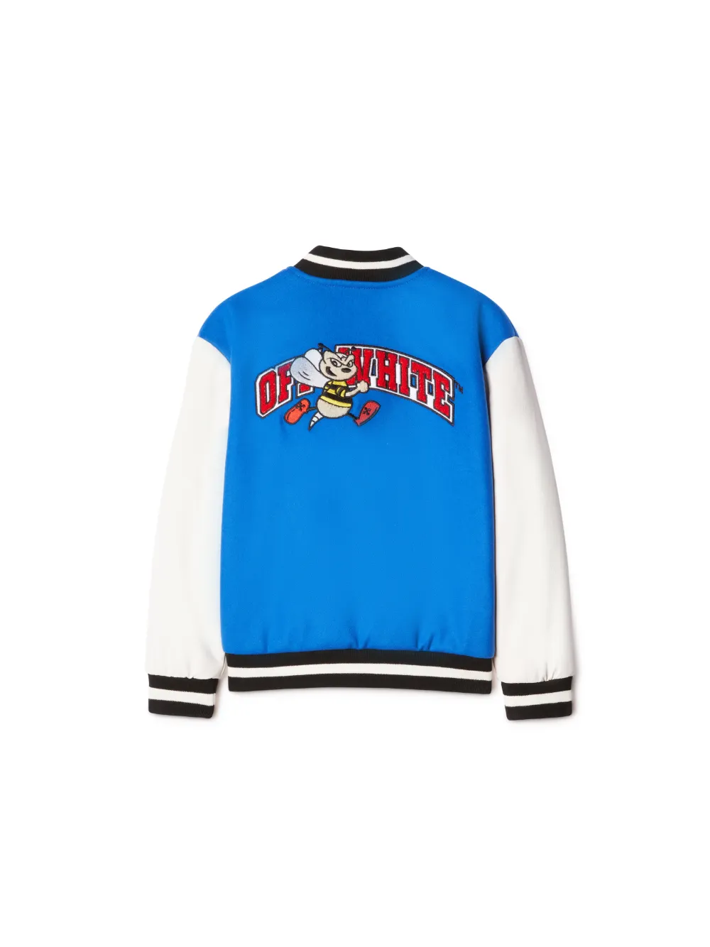 Off white varsity outlet jacket blue