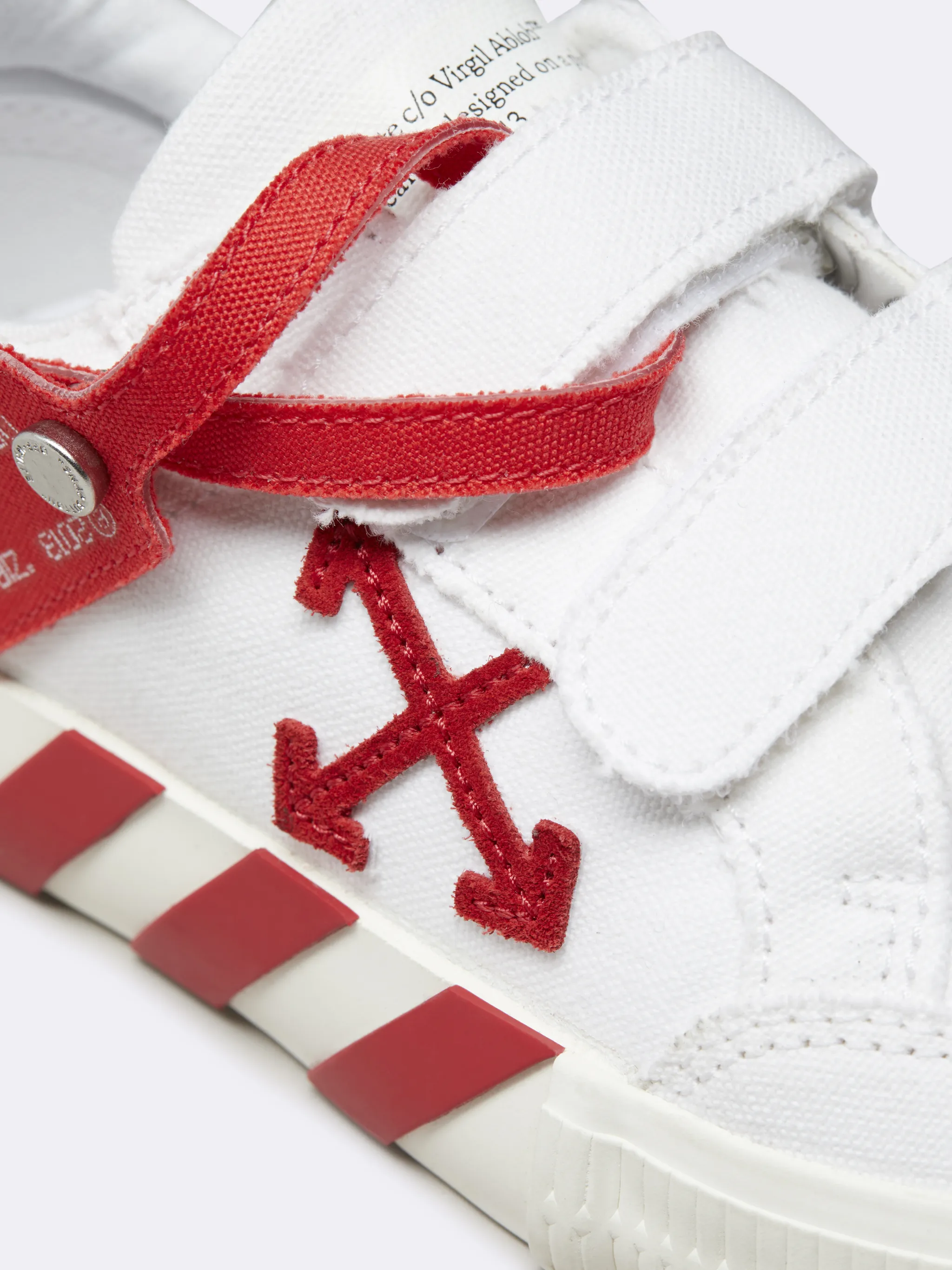 off white strap shoes