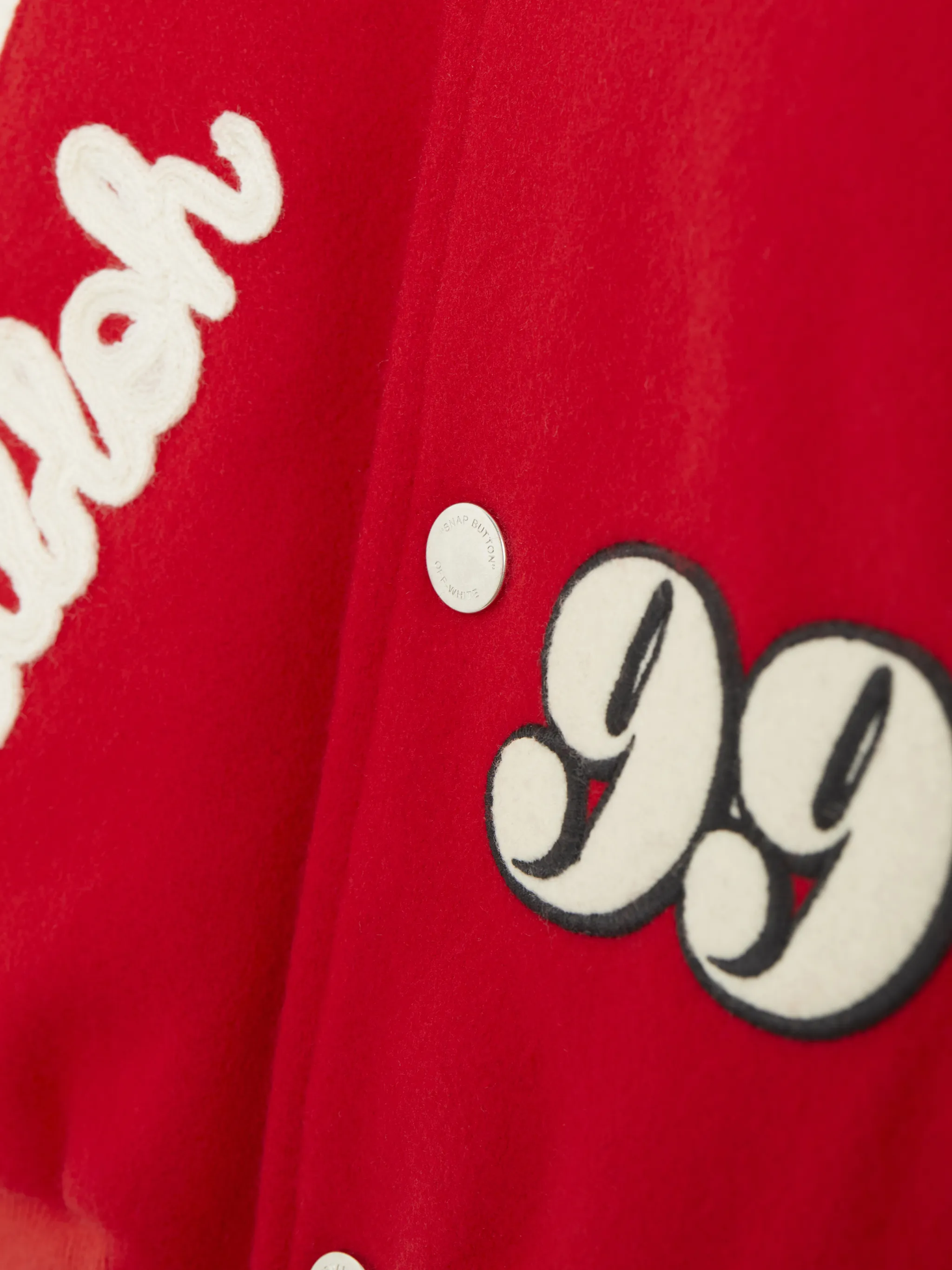 off white red varsity jacket