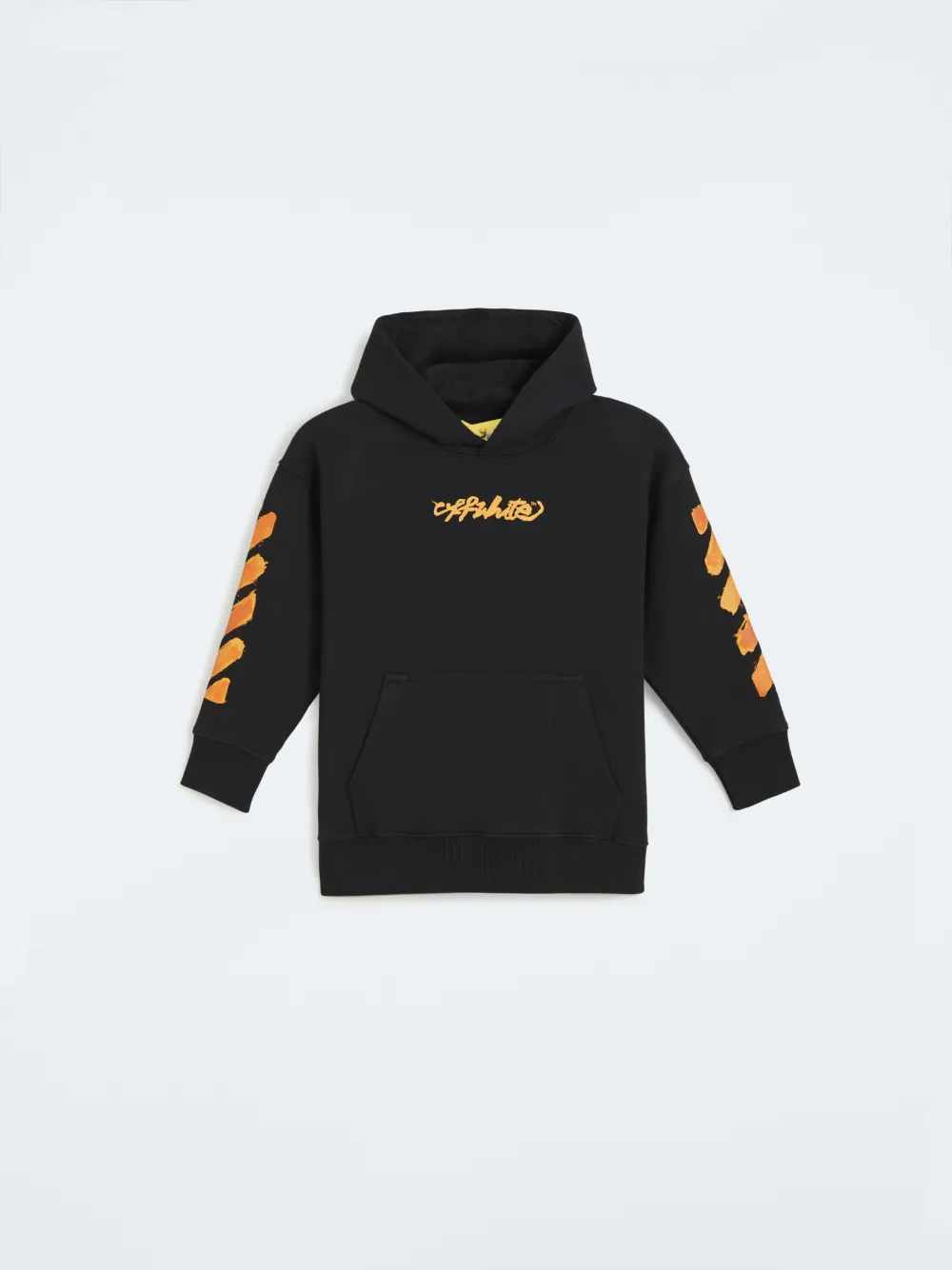 Off white black orange hoodie sale