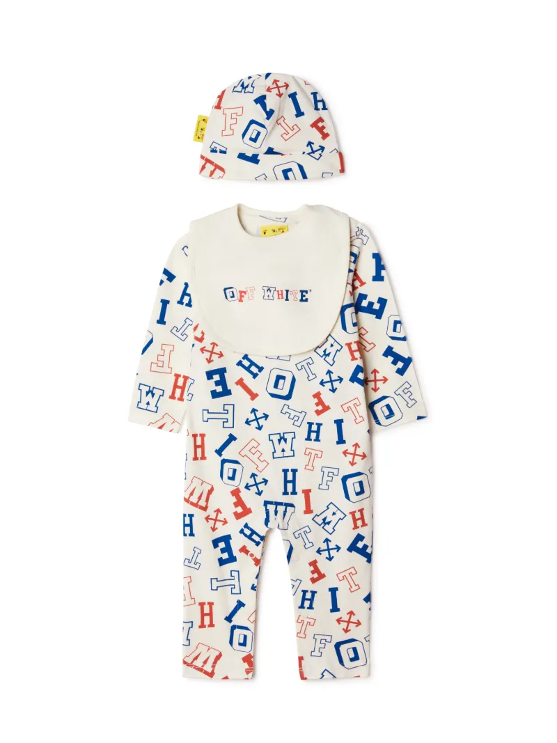 Set neonato con lettere