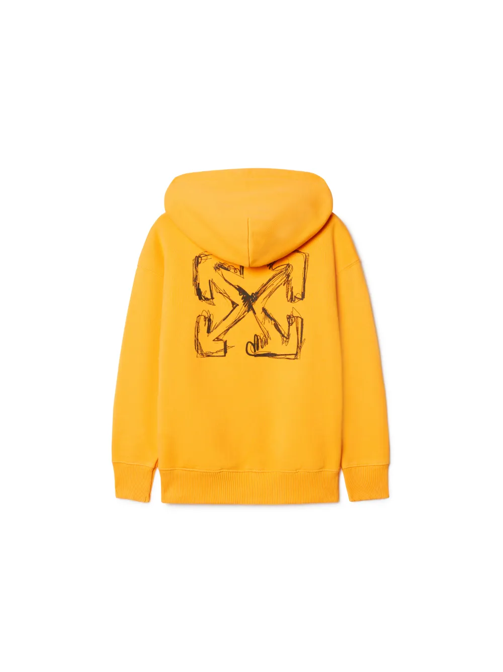 Off white yellow hoodie best sale