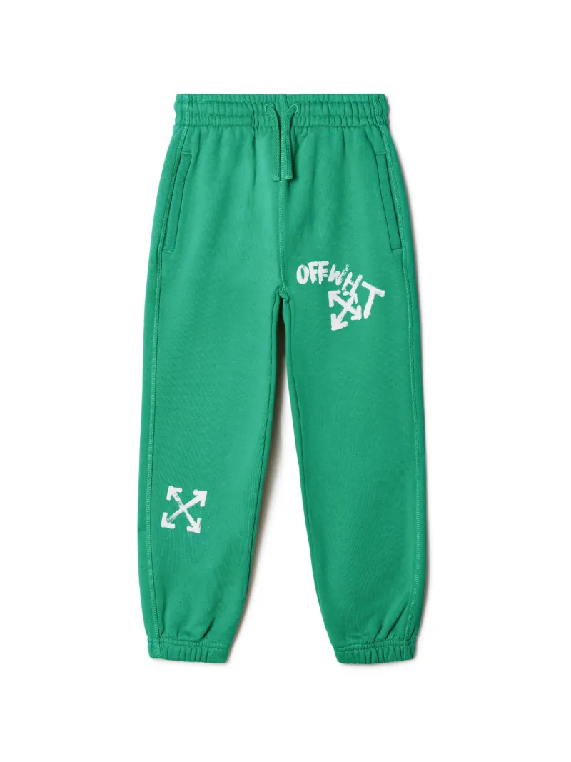 Sweathose mit Off White Schriftzug