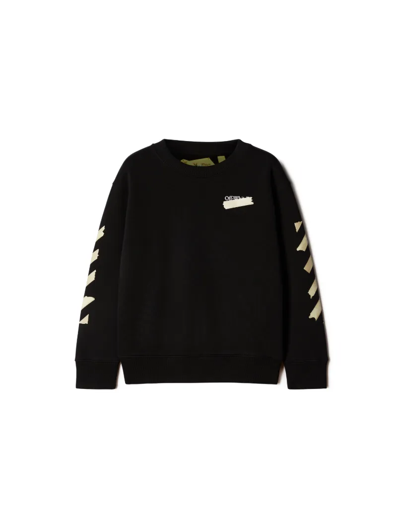 Sweatshirt mit Rundhalsauschnitt und Pfeil