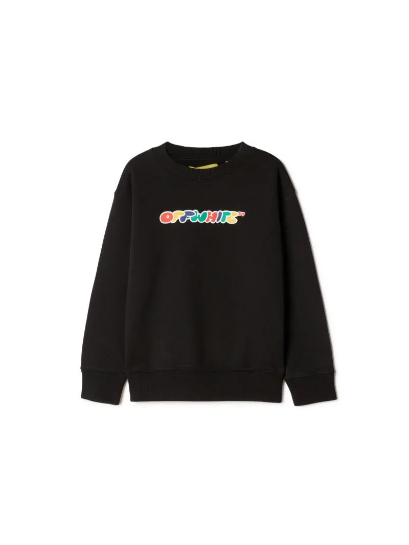 Sweatshirt mit Rundhalsausschnitt mit Pfeil