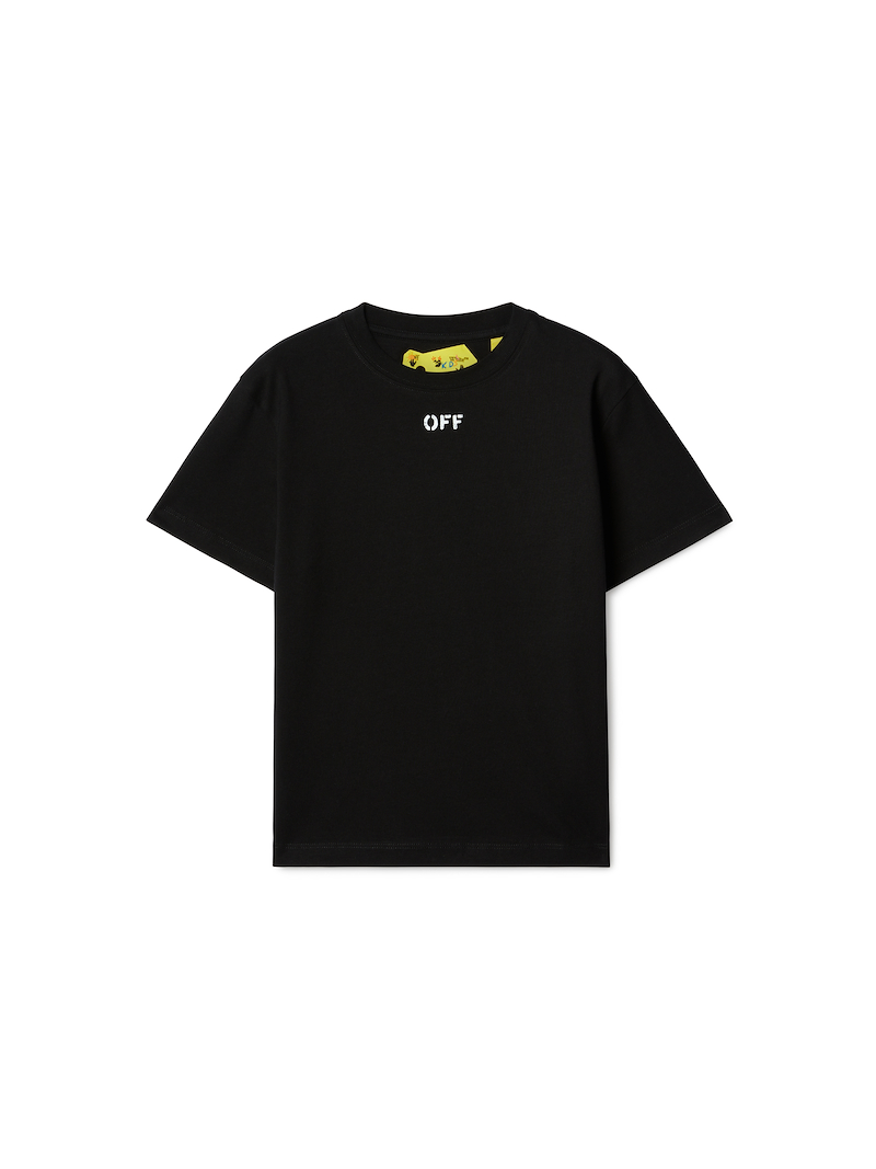 off white diagonal skulls tee