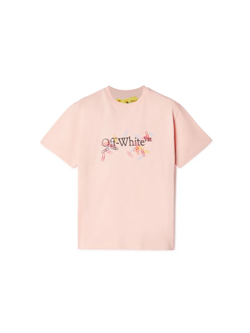 T-shirt slim con motivo Arrow e graffette