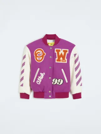 Pink off white jacket sale