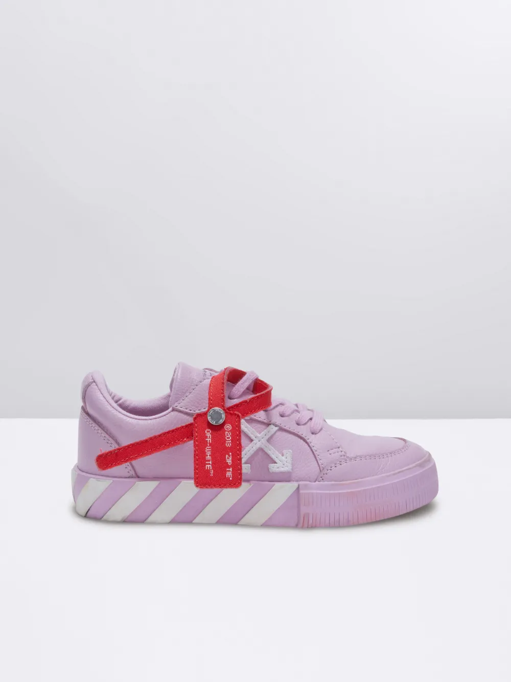 Off-White Kids Vulcanized Lace-Up Sneakers