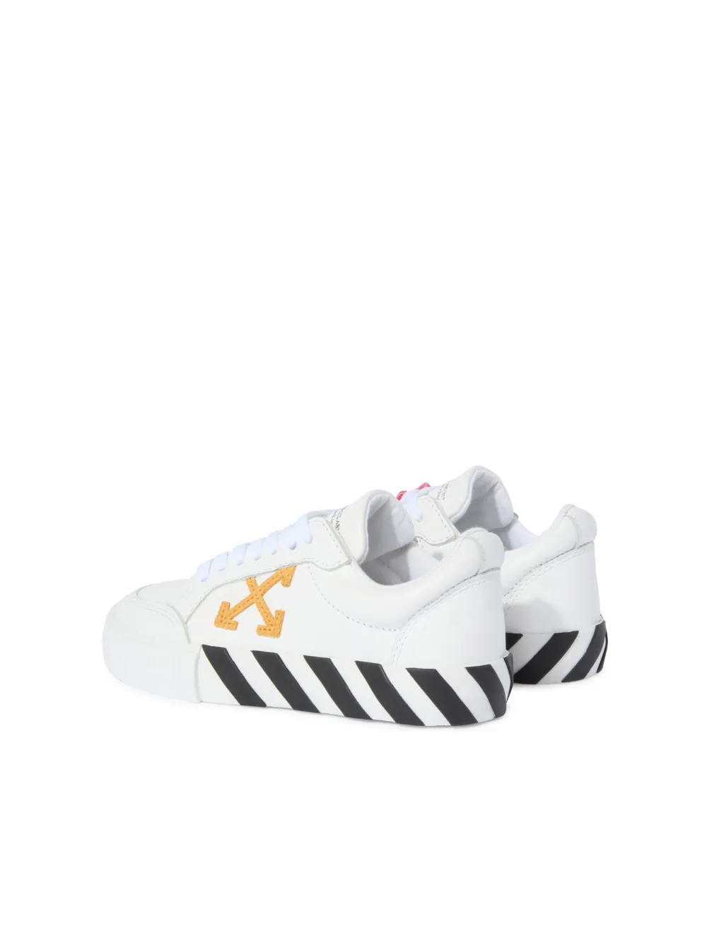VULCANIZED LEATHER WHITE/OCHER YELLOW